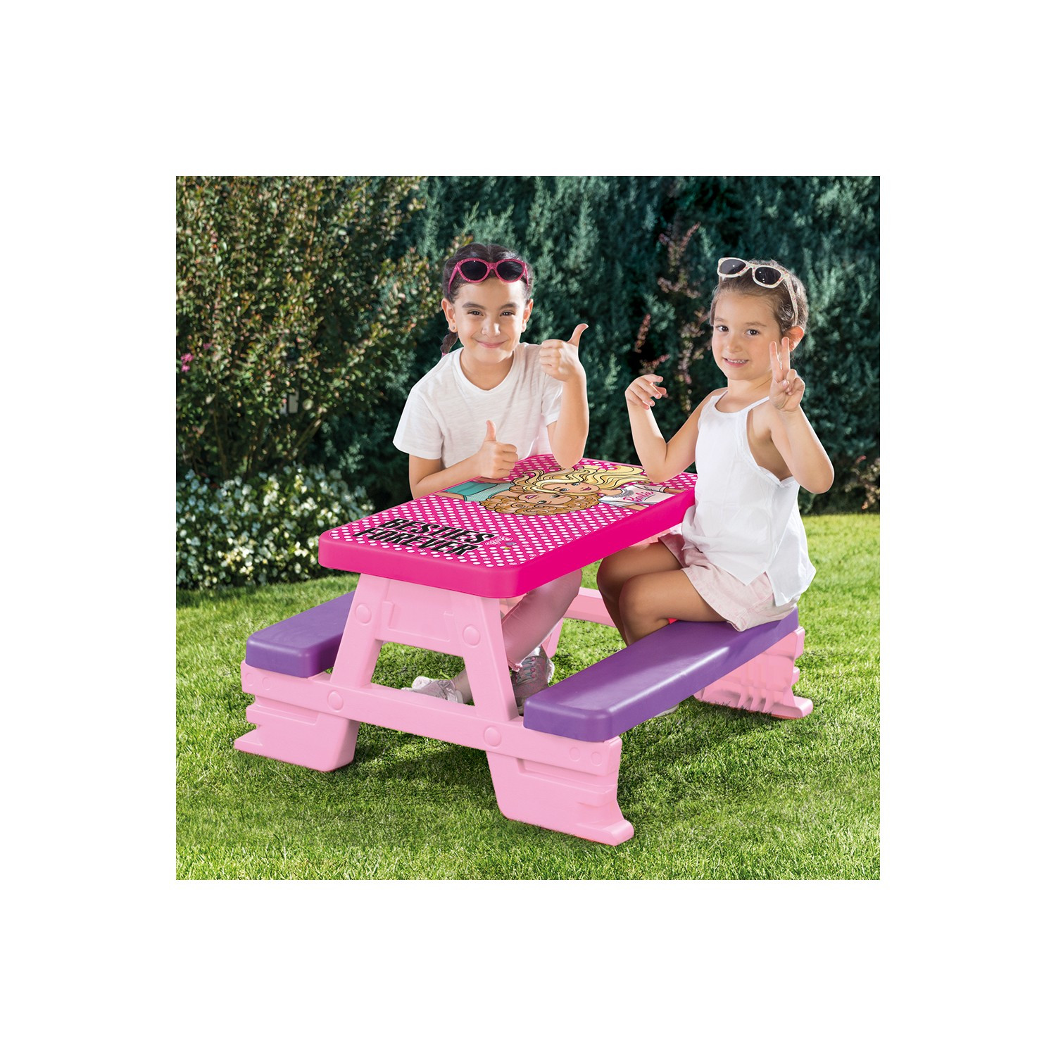 Dolu Piknik klupa za decu - Barbie ( 016089 )